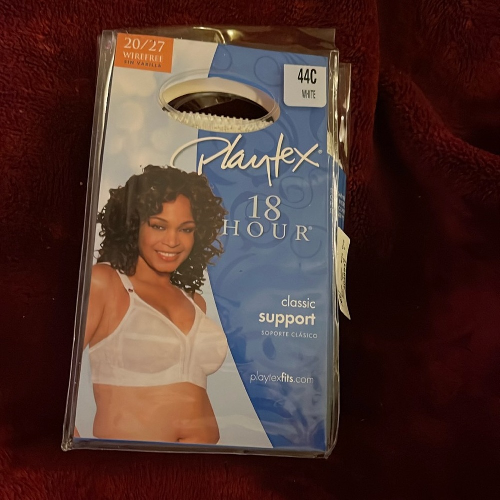 Playtex 18 Hour Classic Fit Soft Cup 44C White 20/27 Wirefree new in package